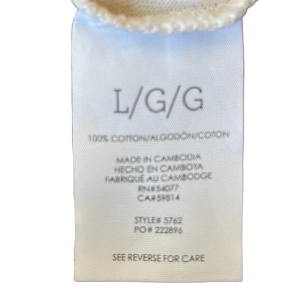 Cabi Tank Top Large Beige Tan Comeback Style 5762.Neutral Stripes Sleeveless - Picture 4 of 7